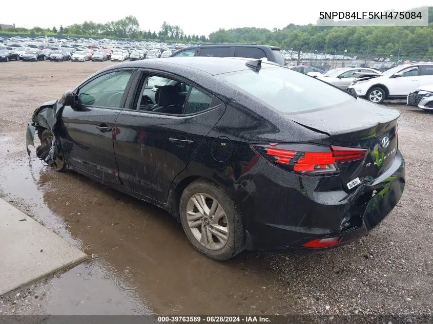 2019 Hyundai Elantra Value Edition VIN: 5NPD84LF5KH475084 Lot: 39763589