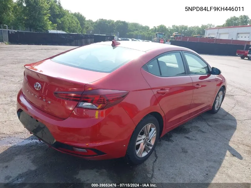 5NPD84LF9KH446011 2019 Hyundai Elantra Sel