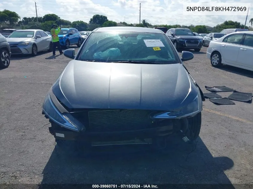 5NPD84LF8KH472969 2019 Hyundai Elantra Sel