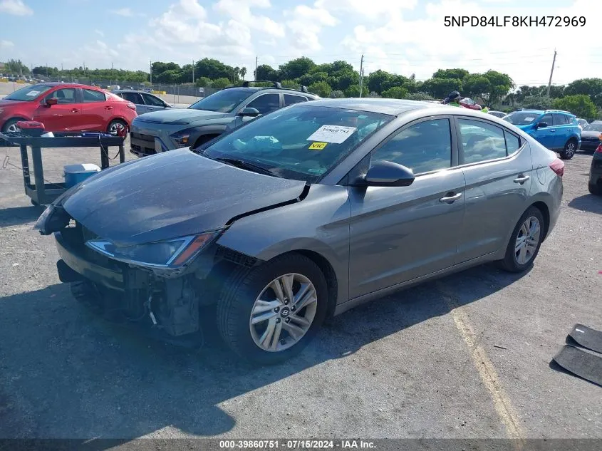 5NPD84LF8KH472969 2019 Hyundai Elantra Sel