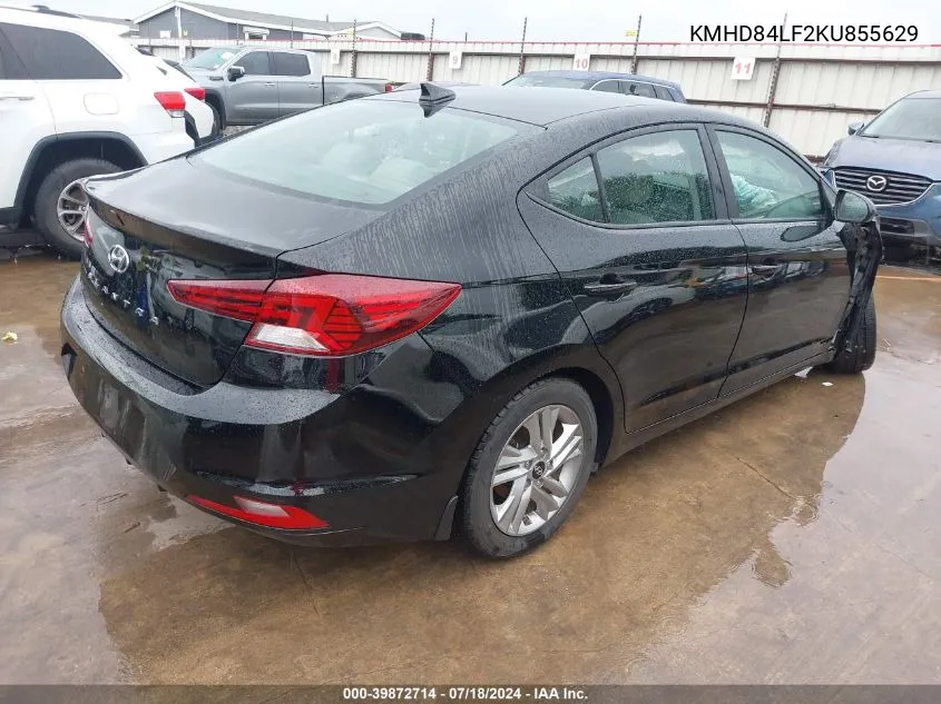 KMHD84LF2KU855629 2019 Hyundai Elantra Sel