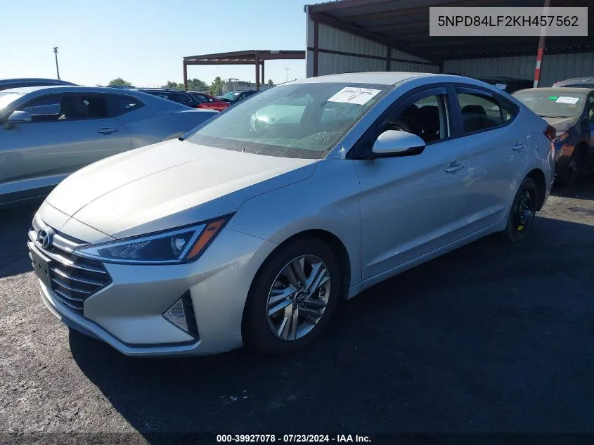 5NPD84LF2KH457562 2019 Hyundai Elantra Sel