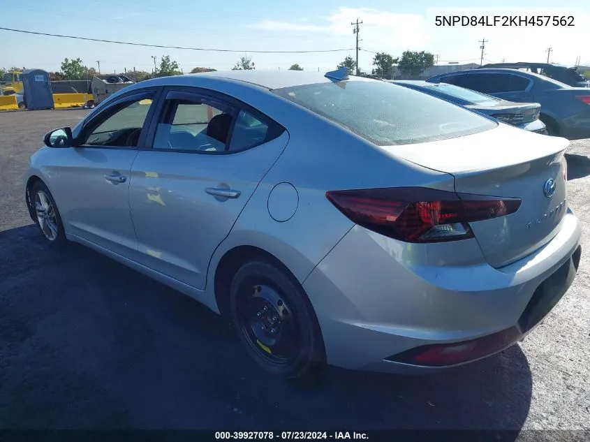 5NPD84LF2KH457562 2019 Hyundai Elantra Sel