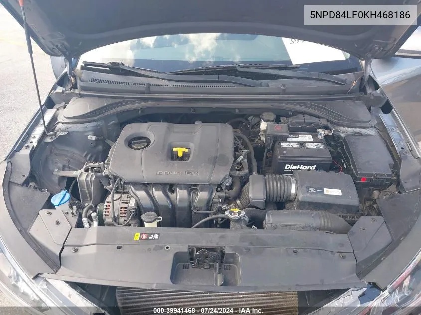 5NPD84LF0KH468186 2019 Hyundai Elantra Sel