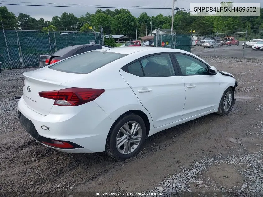 5NPD84LF5KH459502 2019 Hyundai Elantra Sel