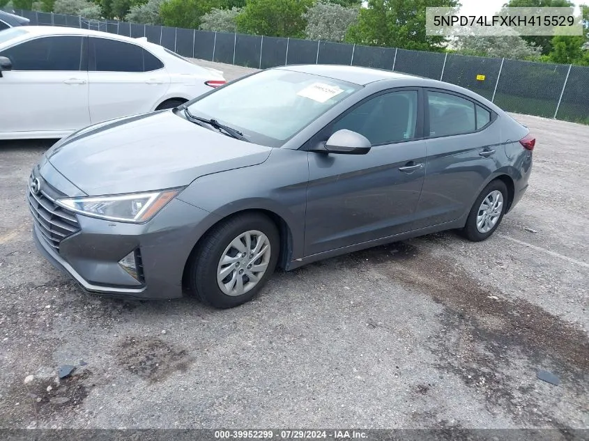 5NPD74LFXKH415529 2019 Hyundai Elantra Se