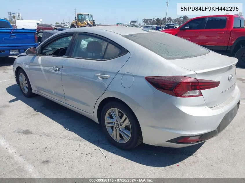 2019 Hyundai Elantra Value Edition VIN: 5NPD84LF9KH442296 Lot: 39956176