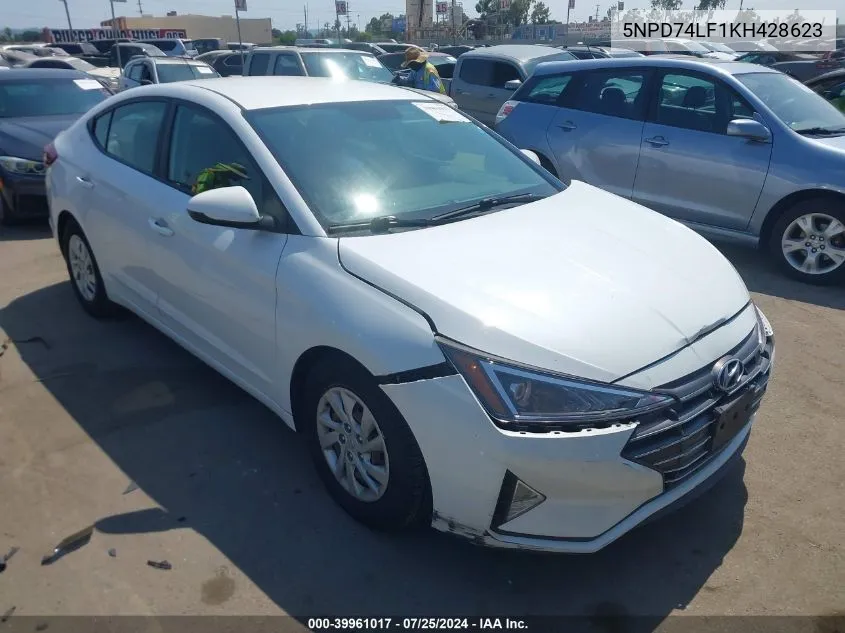 5NPD74LF1KH428623 2019 Hyundai Elantra Se