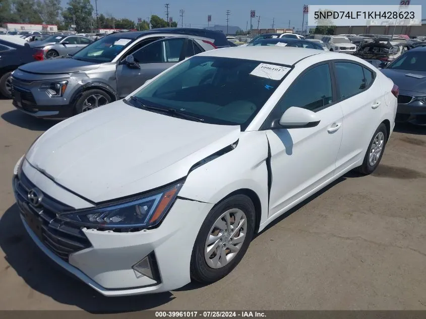 5NPD74LF1KH428623 2019 Hyundai Elantra Se