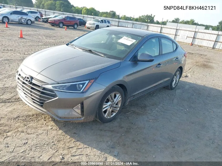 2019 Hyundai Elantra Sel VIN: 5NPD84LF8KH462121 Lot: 39965895