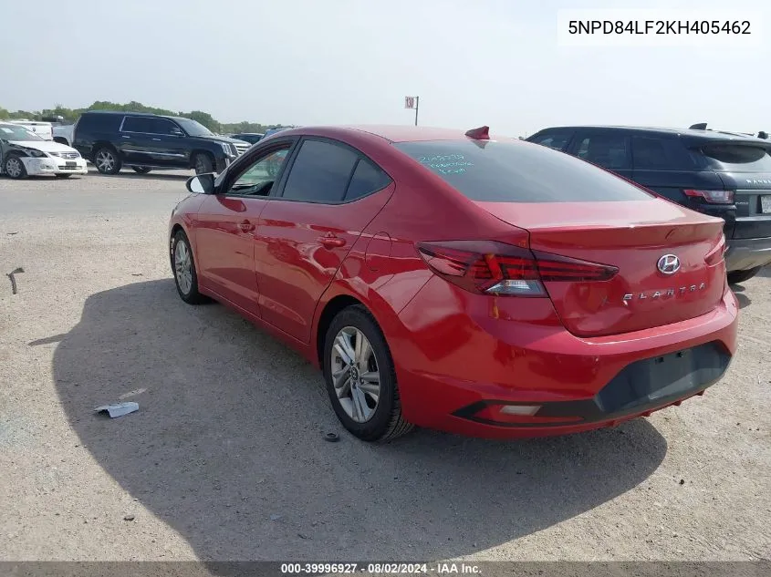 5NPD84LF2KH405462 2019 Hyundai Elantra Sel