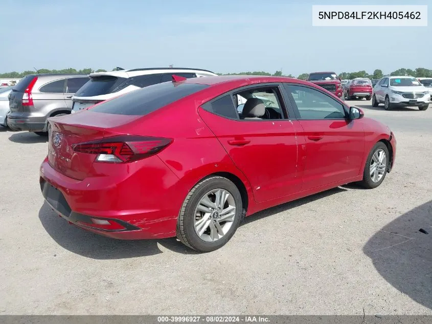 5NPD84LF2KH405462 2019 Hyundai Elantra Sel