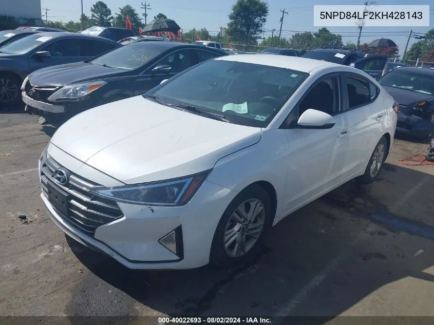 5NPD84LF2KH428143 2019 Hyundai Elantra Sel