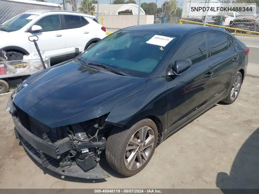 5NPD74LF0KH488344 2019 Hyundai Elantra Se