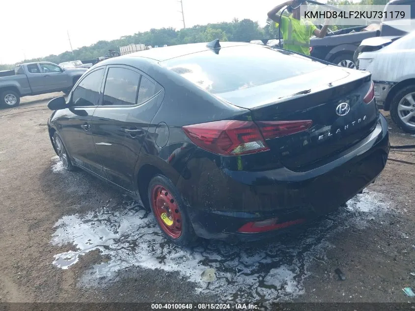 KMHD84LF2KU731179 2019 Hyundai Elantra Sel