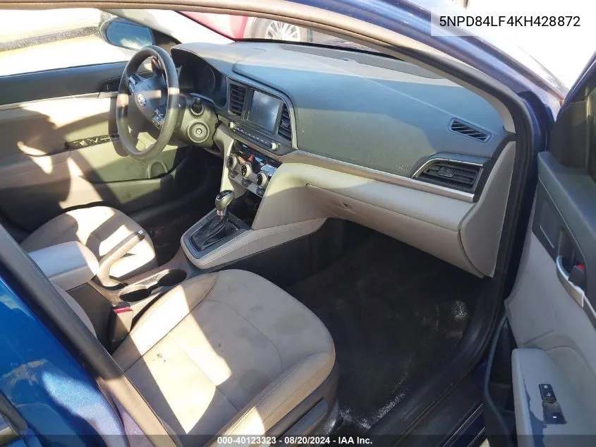 5NPD84LF4KH428872 2019 Hyundai Elantra Sel