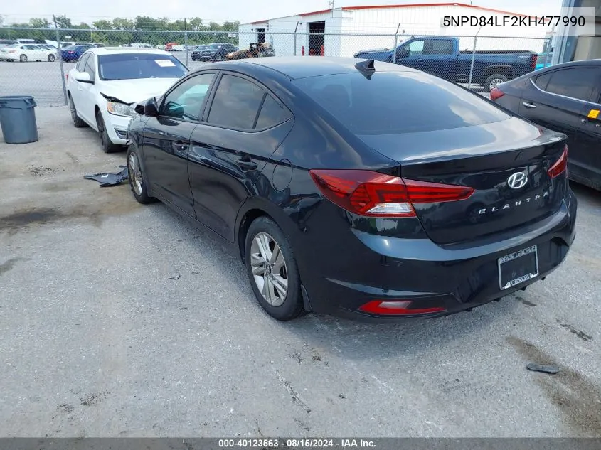 5NPD84LF2KH477990 2019 Hyundai Elantra Sel