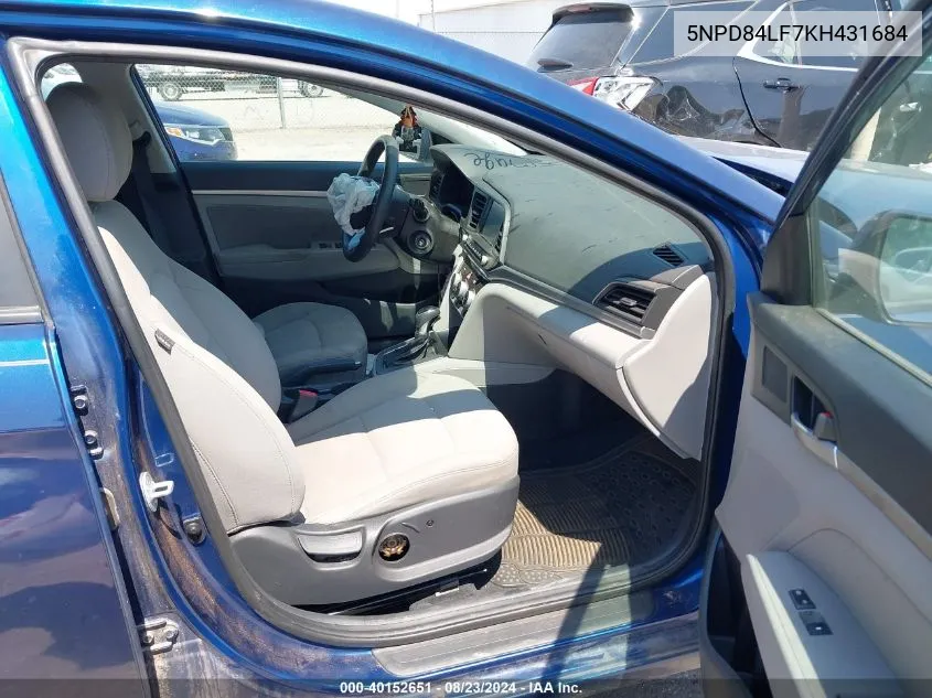 5NPD84LF7KH431684 2019 Hyundai Elantra Sel