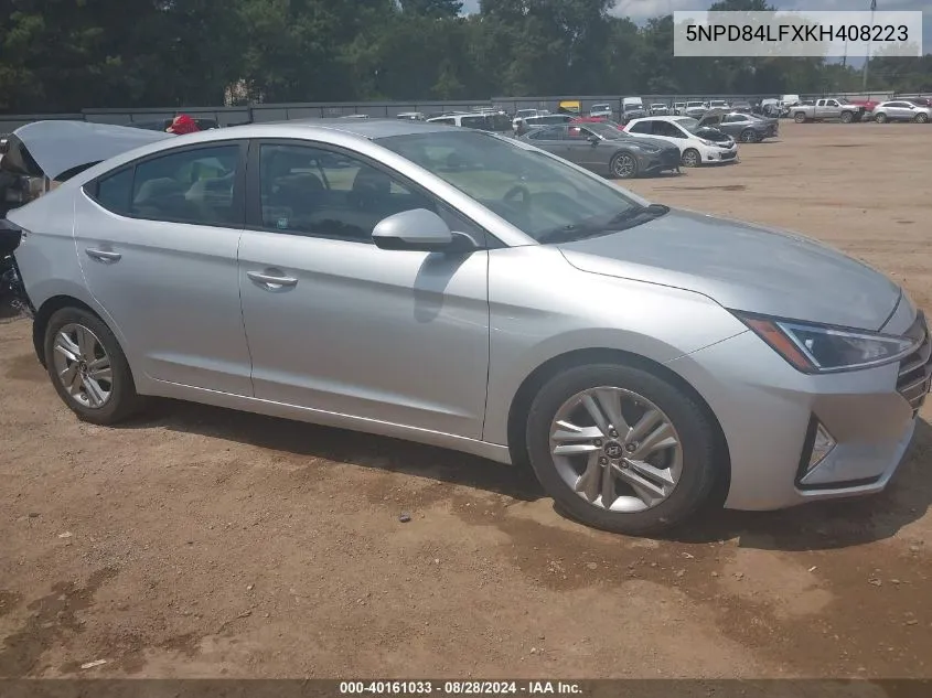 5NPD84LFXKH408223 2019 Hyundai Elantra Sel