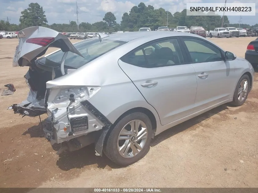 5NPD84LFXKH408223 2019 Hyundai Elantra Sel