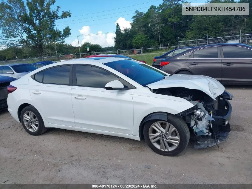 2019 Hyundai Elantra Value Edition VIN: 5NPD84LF9KH454786 Lot: 40170124