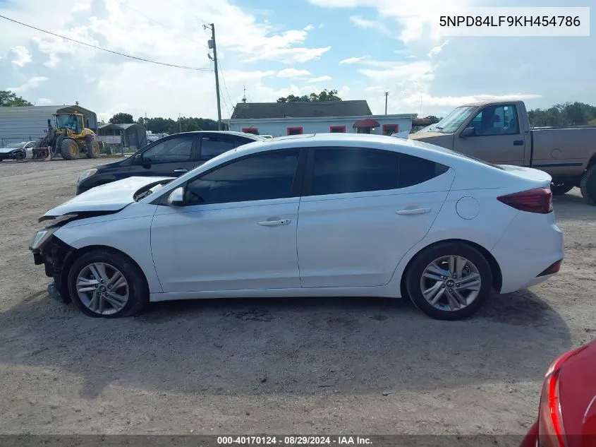 2019 Hyundai Elantra Value Edition VIN: 5NPD84LF9KH454786 Lot: 40170124