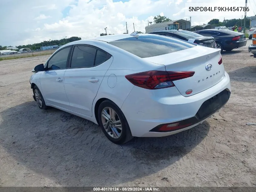 2019 Hyundai Elantra Value Edition VIN: 5NPD84LF9KH454786 Lot: 40170124