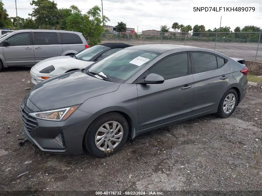 5NPD74LF1KH489079 2019 Hyundai Elantra Se