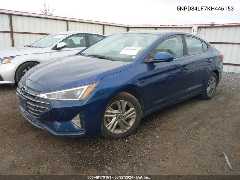 5NPD84LF7KH446153 2019 Hyundai Elantra Sel