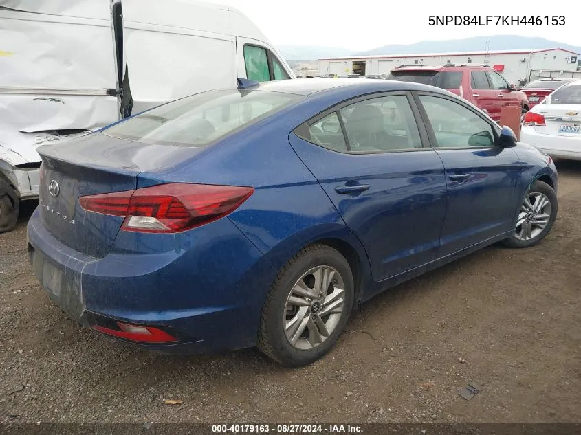 5NPD84LF7KH446153 2019 Hyundai Elantra Sel