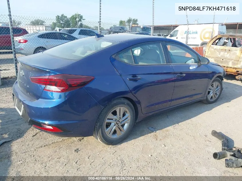 5NPD84LF7KH471618 2019 Hyundai Elantra Sel