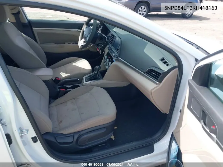 5NPD84LF2KH418163 2019 Hyundai Elantra Sel