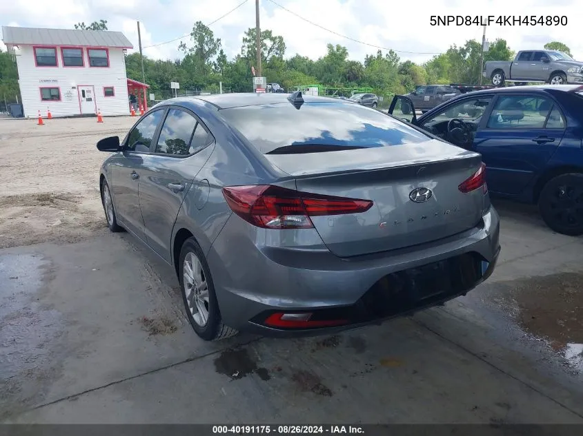 5NPD84LF4KH454890 2019 Hyundai Elantra Sel