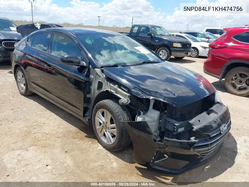 2019 Hyundai Elantra Sel VIN: 5NPD84LF1KH474756 Lot: 40196959