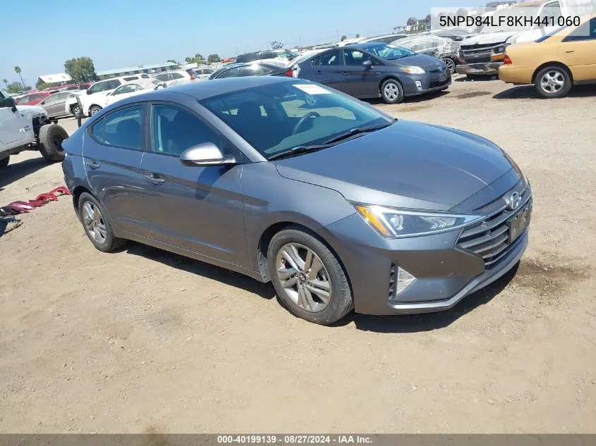 2019 Hyundai Elantra Sel VIN: 5NPD84LF8KH441060 Lot: 40199139