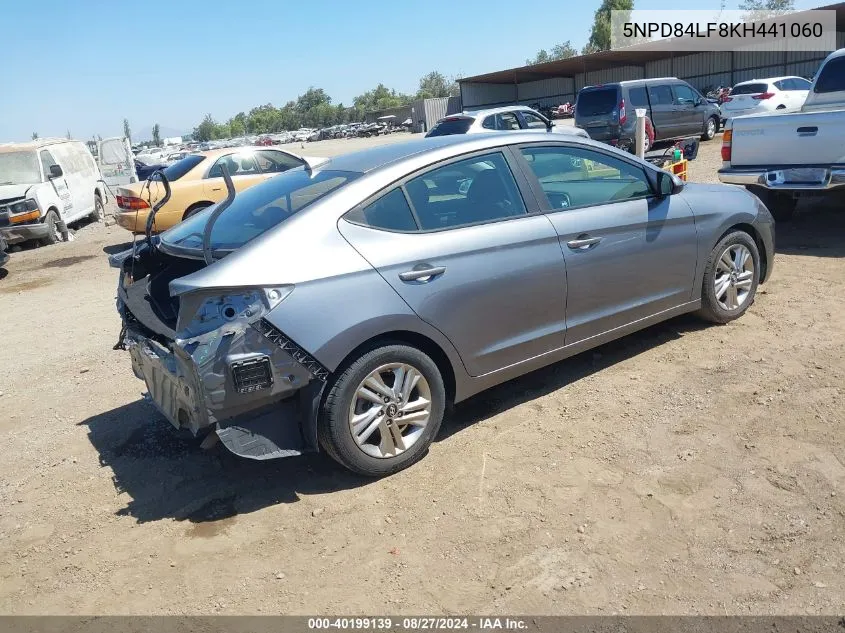 2019 Hyundai Elantra Sel VIN: 5NPD84LF8KH441060 Lot: 40199139