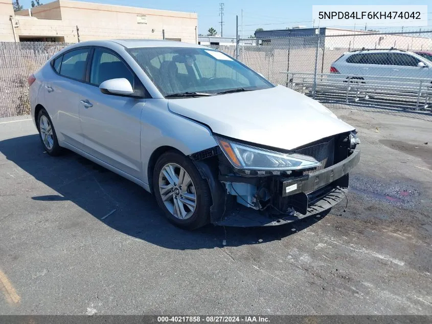 5NPD84LF6KH474042 2019 Hyundai Elantra Value Edition