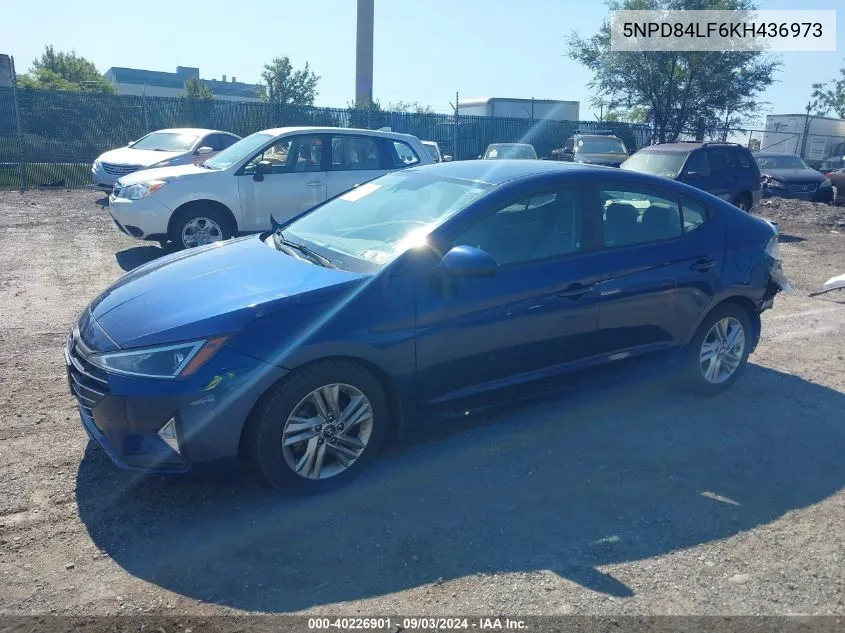 5NPD84LF6KH436973 2019 Hyundai Elantra Sel