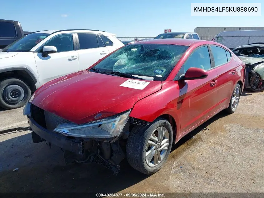 KMHD84LF5KU888690 2019 Hyundai Elantra Sel/Value/Limited