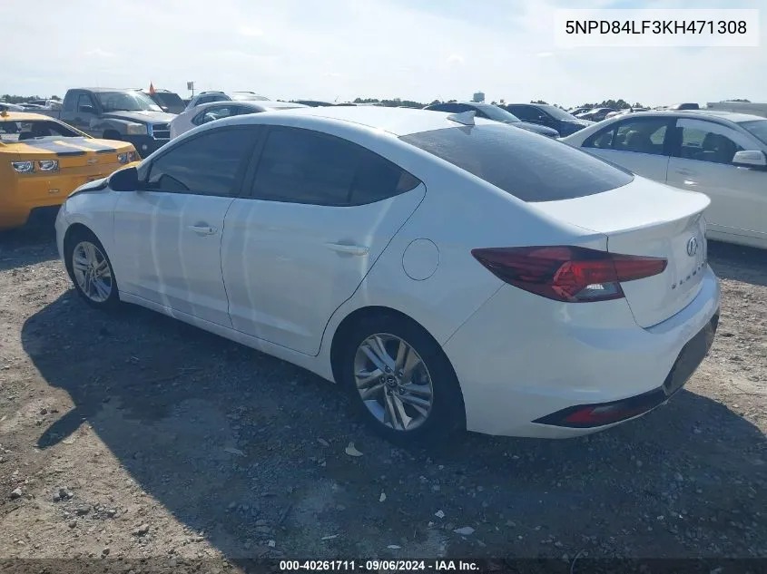 5NPD84LF3KH471308 2019 Hyundai Elantra Sel