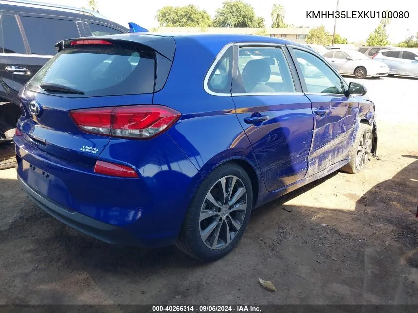 KMHH35LEXKU100080 2019 Hyundai Elantra Gt