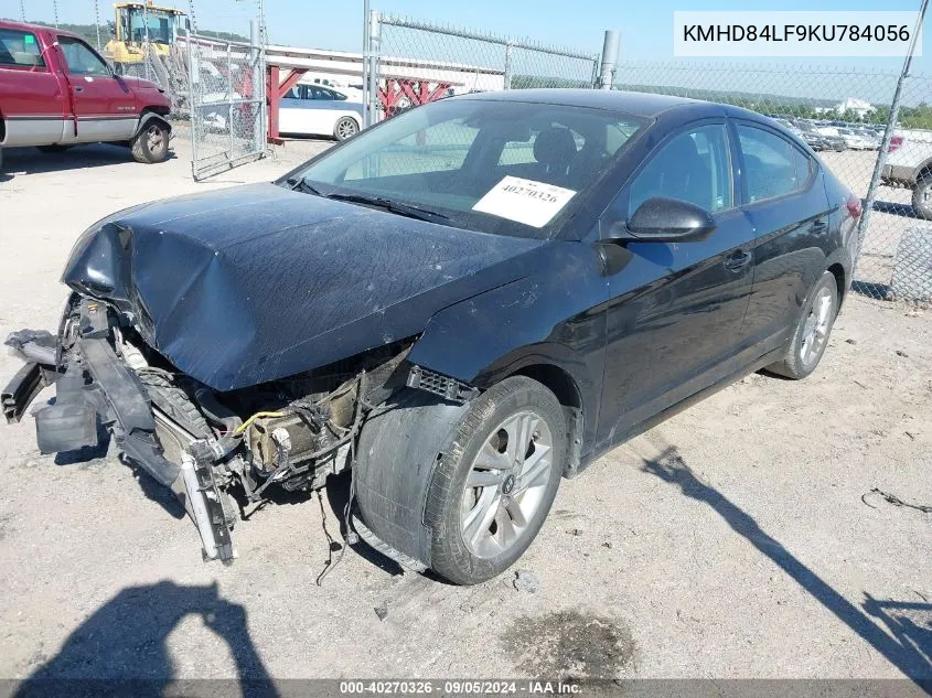 KMHD84LF9KU784056 2019 Hyundai Elantra Sel/Value/Limited