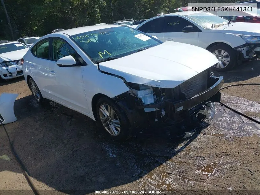 2019 Hyundai Elantra Sel VIN: 5NPD84LF5KH441341 Lot: 40273725