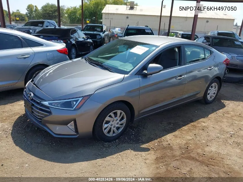 5NPD74LF6KH497050 2019 Hyundai Elantra Se