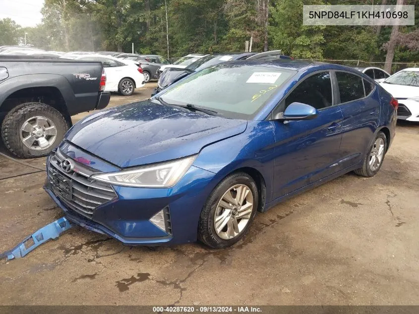 2019 Hyundai Elantra Sel VIN: 5NPD84LF1KH410698 Lot: 40287620