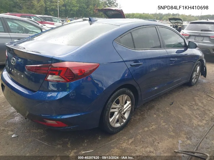 5NPD84LF1KH410698 2019 Hyundai Elantra Sel