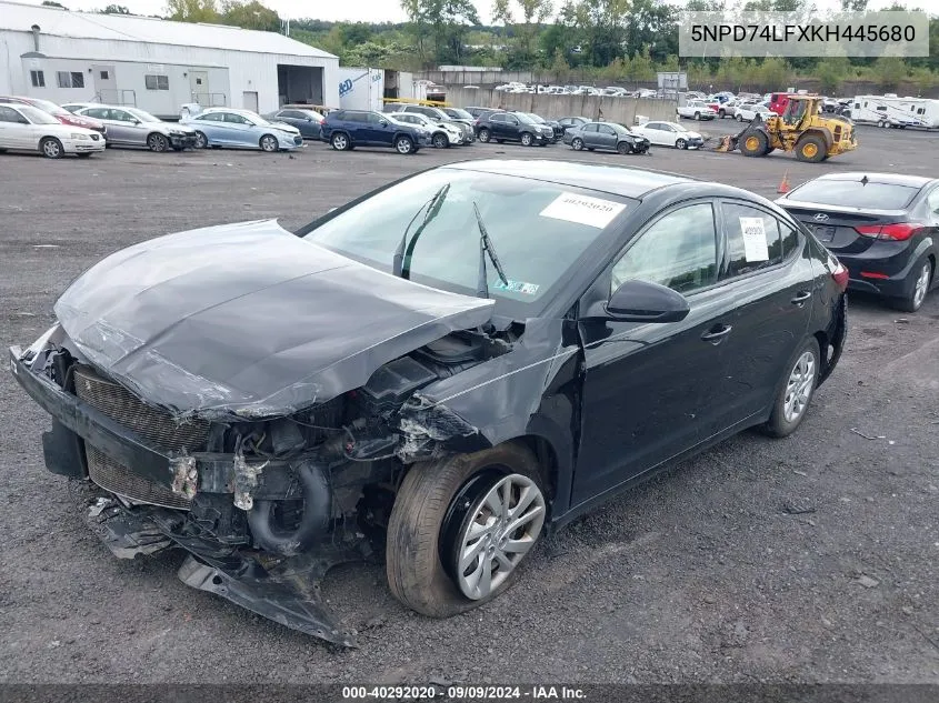 5NPD74LFXKH445680 2019 Hyundai Elantra Se