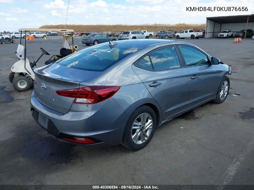 KMHD84LF0KU876656 2019 Hyundai Elantra Sel