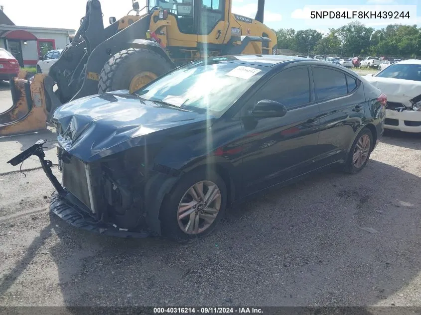 5NPD84LF8KH439244 2019 Hyundai Elantra Sel/Value/Limited