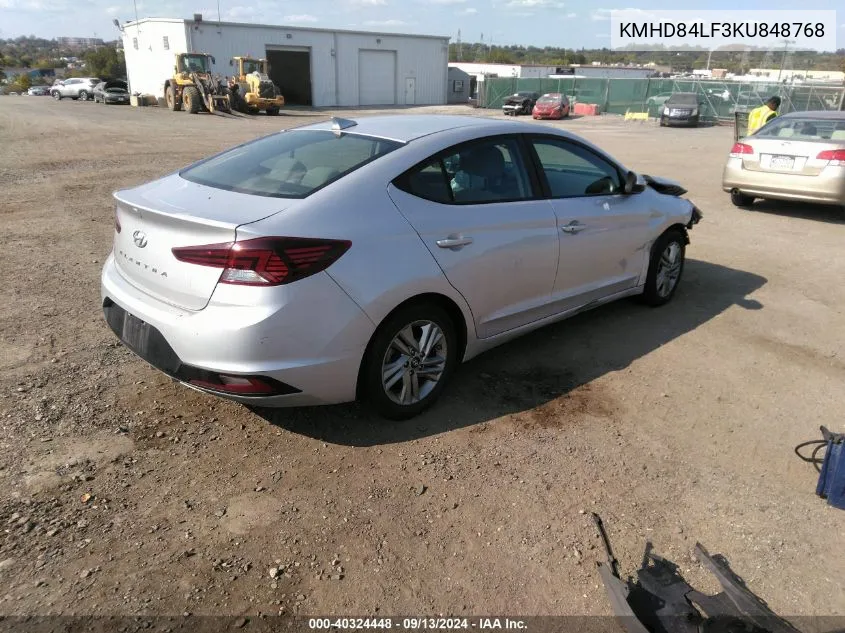 KMHD84LF3KU848768 2019 Hyundai Elantra Value Edition